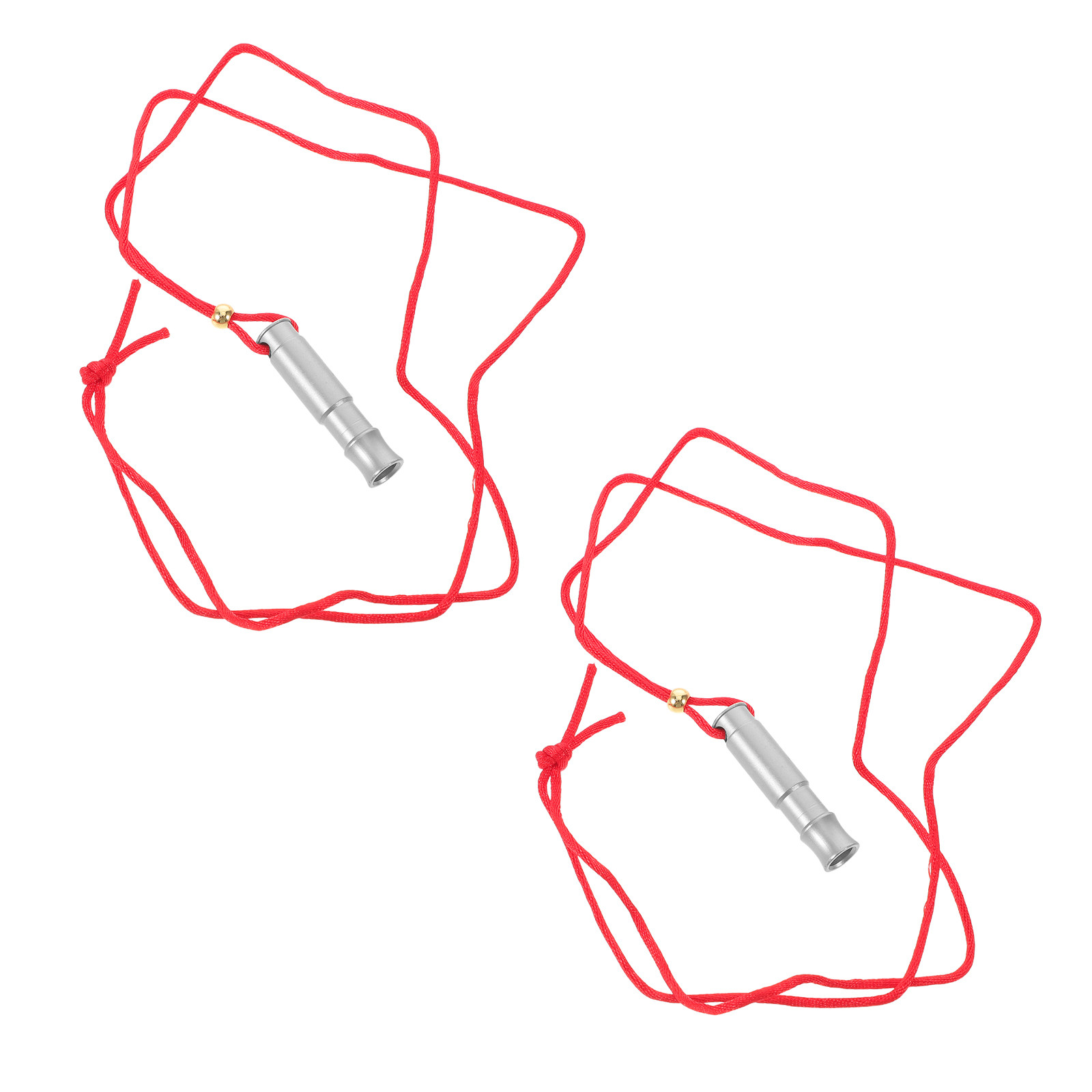 Emergency Whistle Loud - 2Pcs Survival Emergency Whistle Stainless Steel