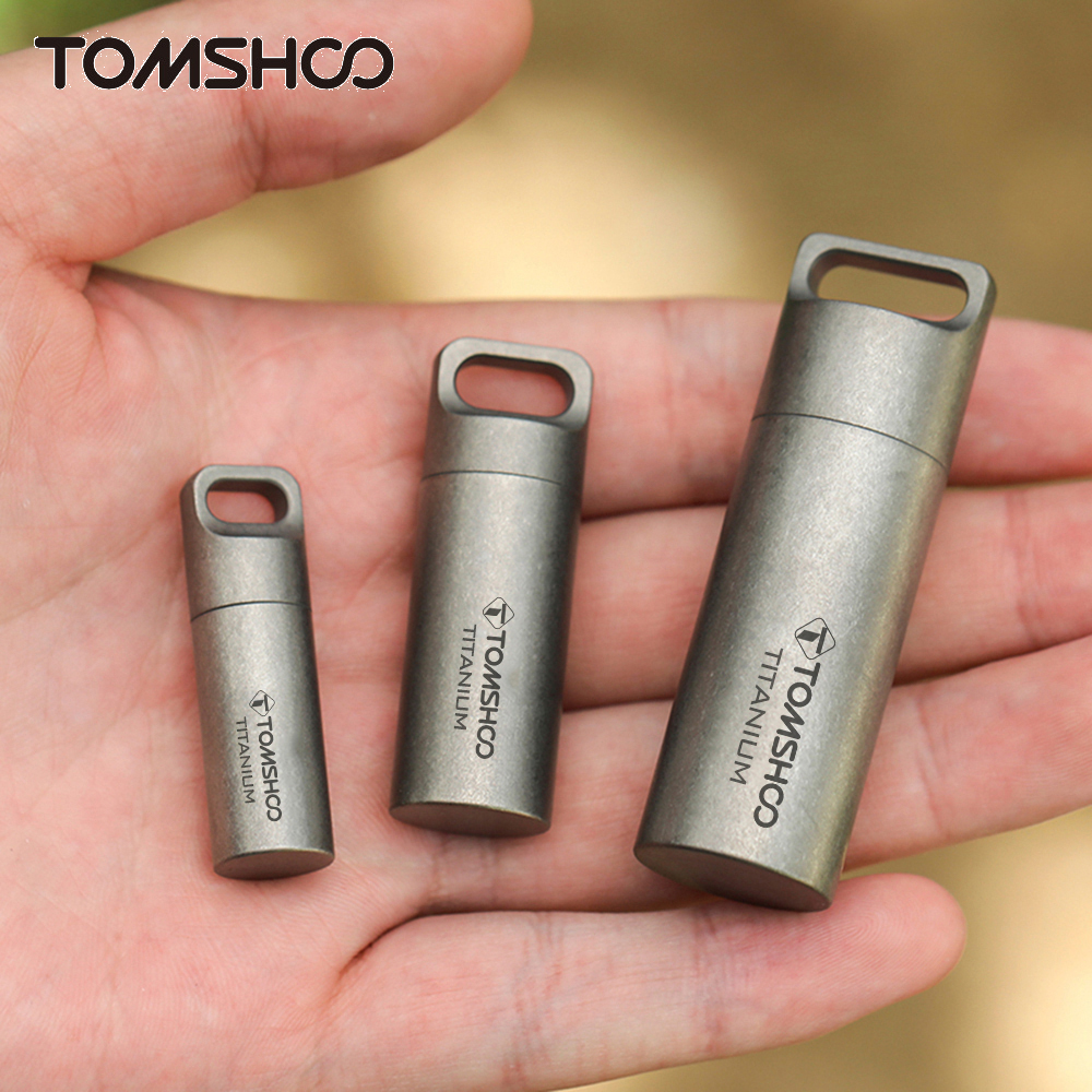 Fire Starting Kit - Tomshoo Titanium Mini Sealed Waterproof Storage