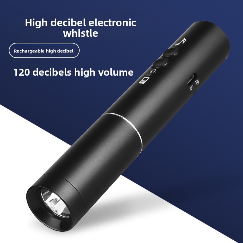 Emergency Whistle Loud - New LED Flashlight Electronic Whistle, Waterproof