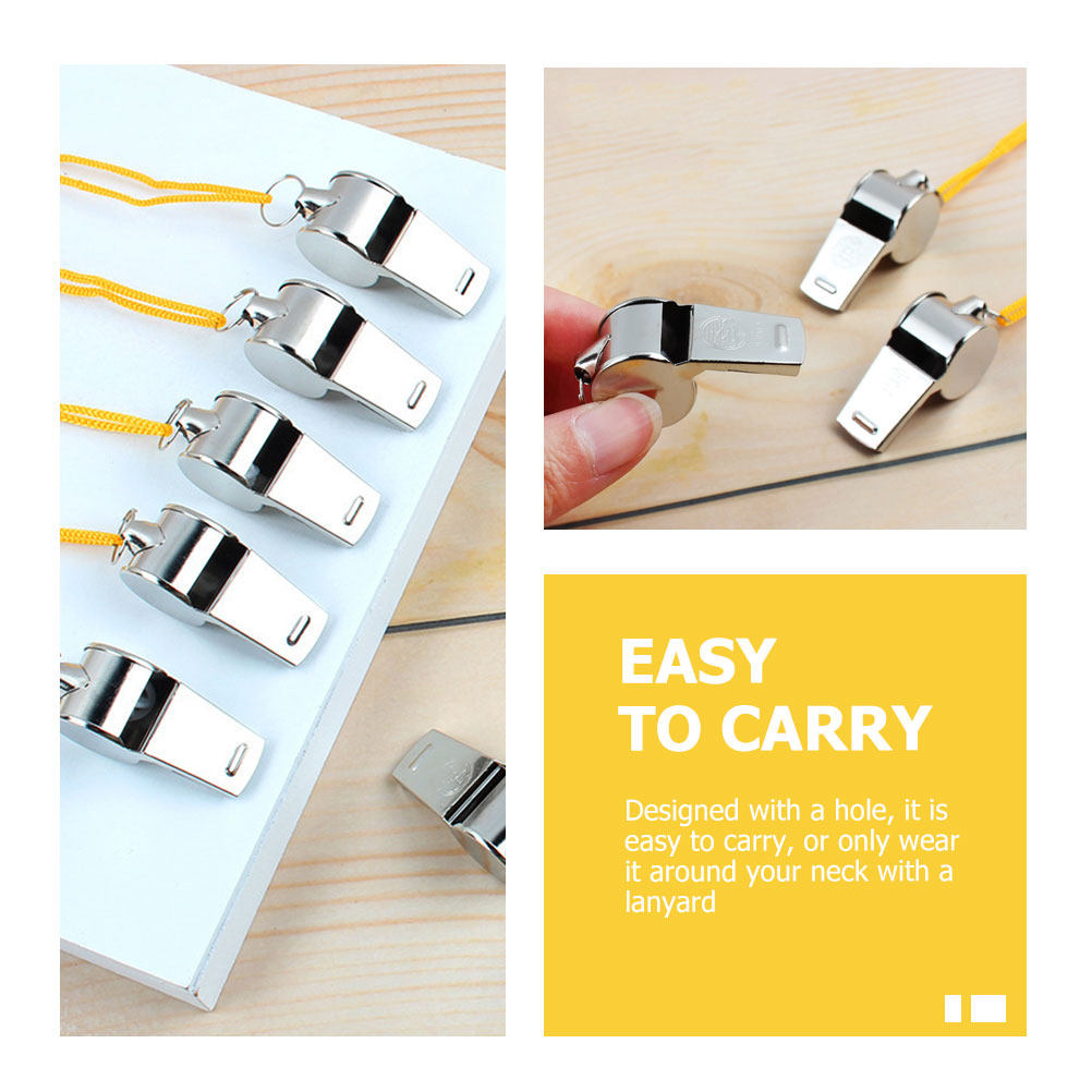 12Pcs Premium Metal Whistle Lo - Emergency Whistle Loud 评论和价格