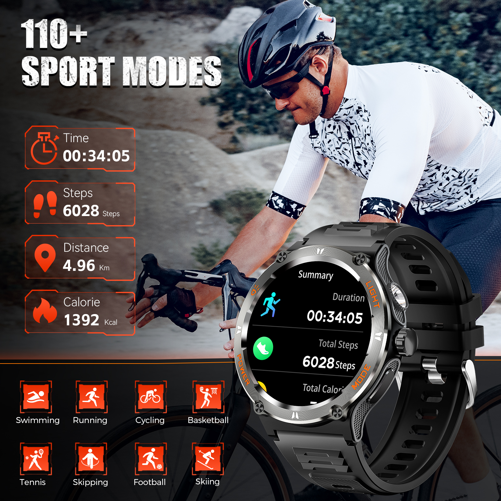 EIGIIS Smart Watch 3ATM Waterp - Compass Lensatic 评论和价格