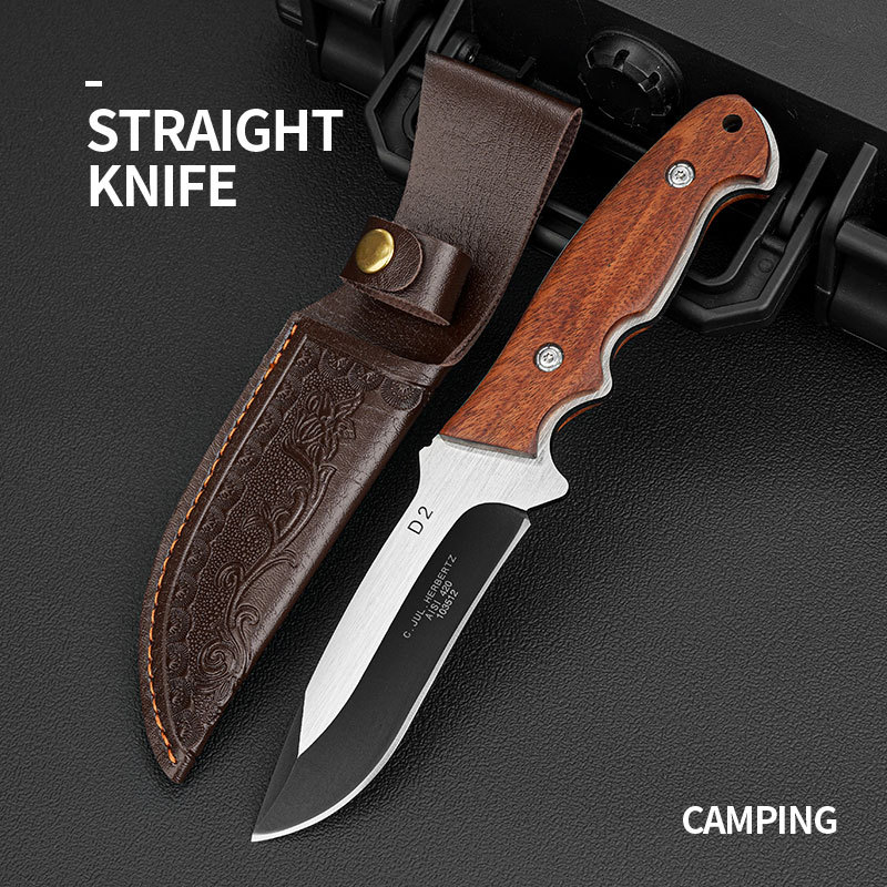 1PC Stainless Steel Kitchen Kn - Bushcraft Knife Fixed 评论和价格