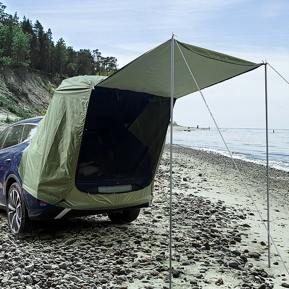 Outdoor Car Rear Tent Camping  - Emergency Mylar Tent 评论和价格