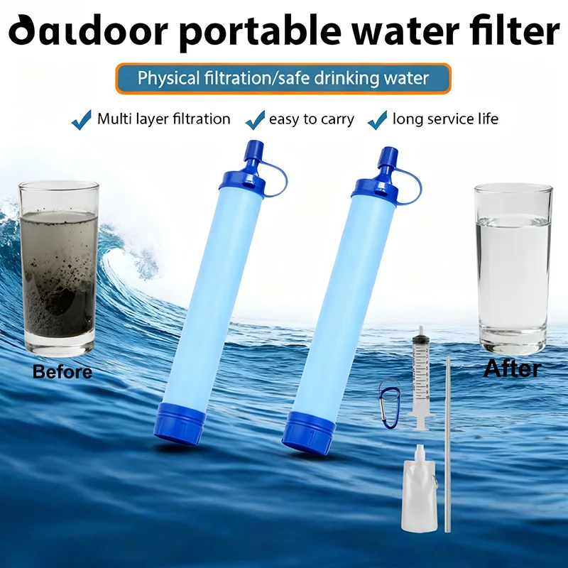 Outdoor Water Filter Straw Cam - Water Purification Straw 评论和价格