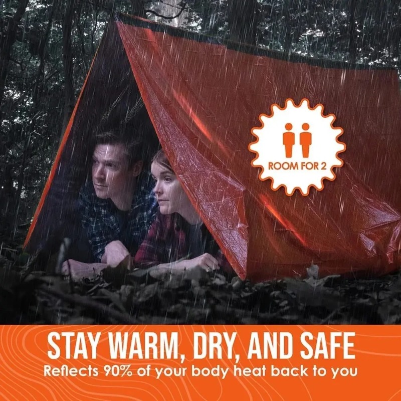 2 Person Emergency Shelter Biv - Emergency Mylar Tent 评论和价格