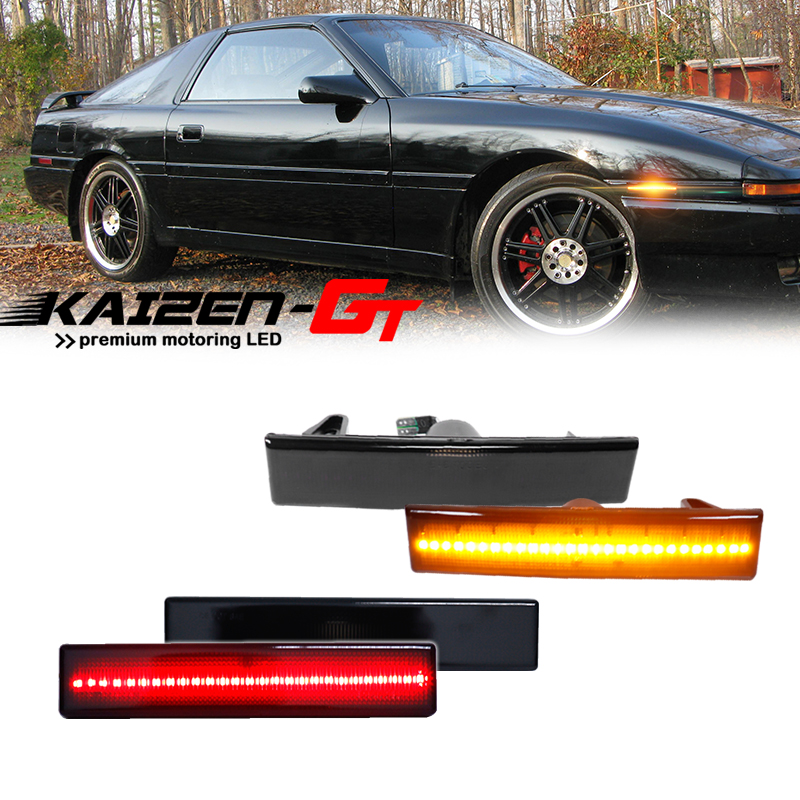 Front Amber / Rear Red LED Car - Signal Flare Kit 评论和价格