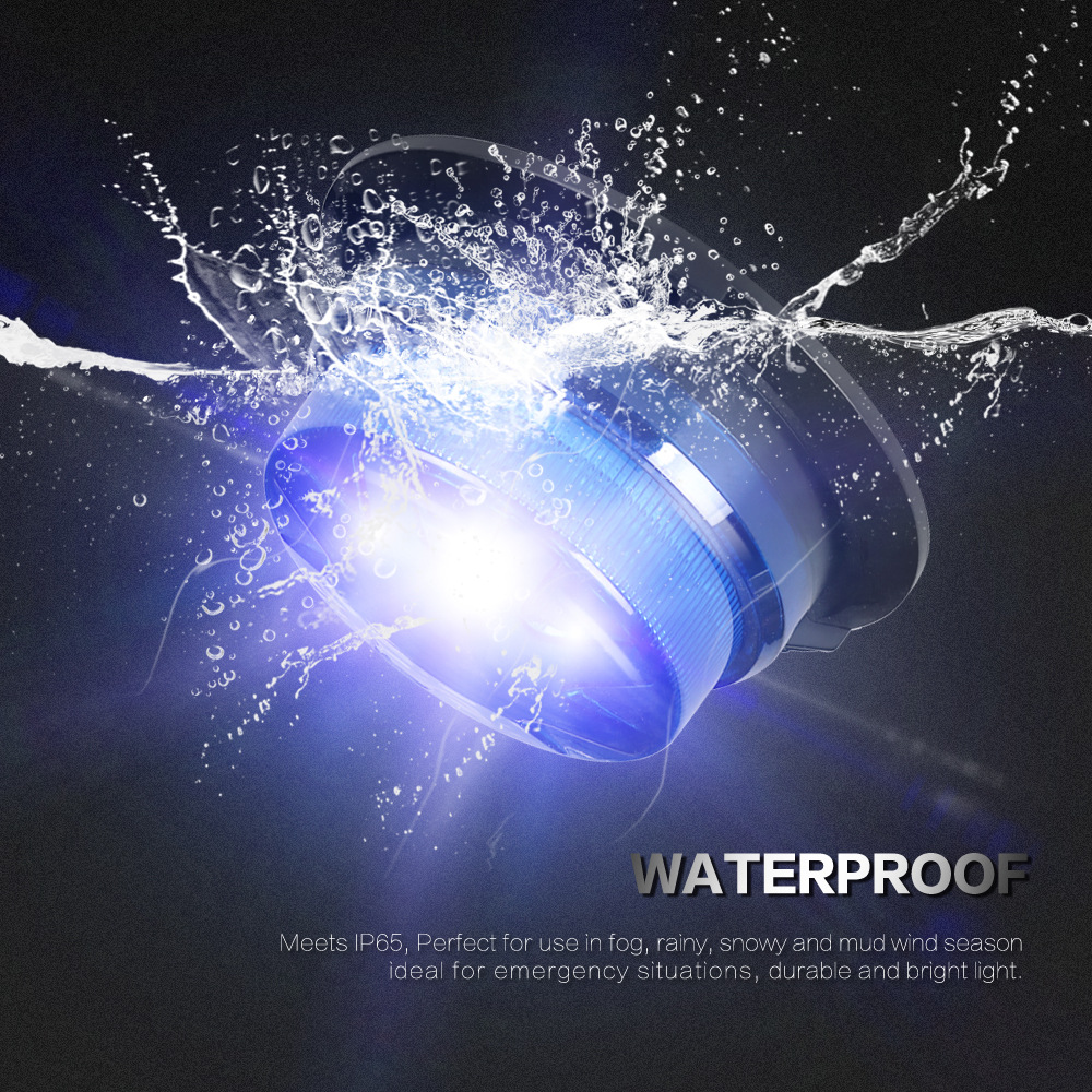 Magnetic Base LED Blue Emergen - Sos Light Strobe 评论和价格