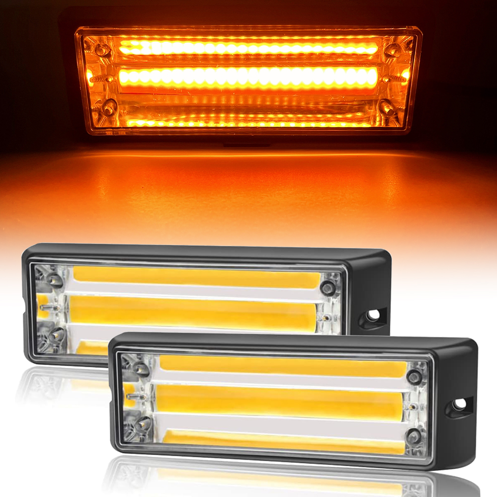 2pcs COB LED Warning Light Eme - Sos Light Strobe 评论和价格