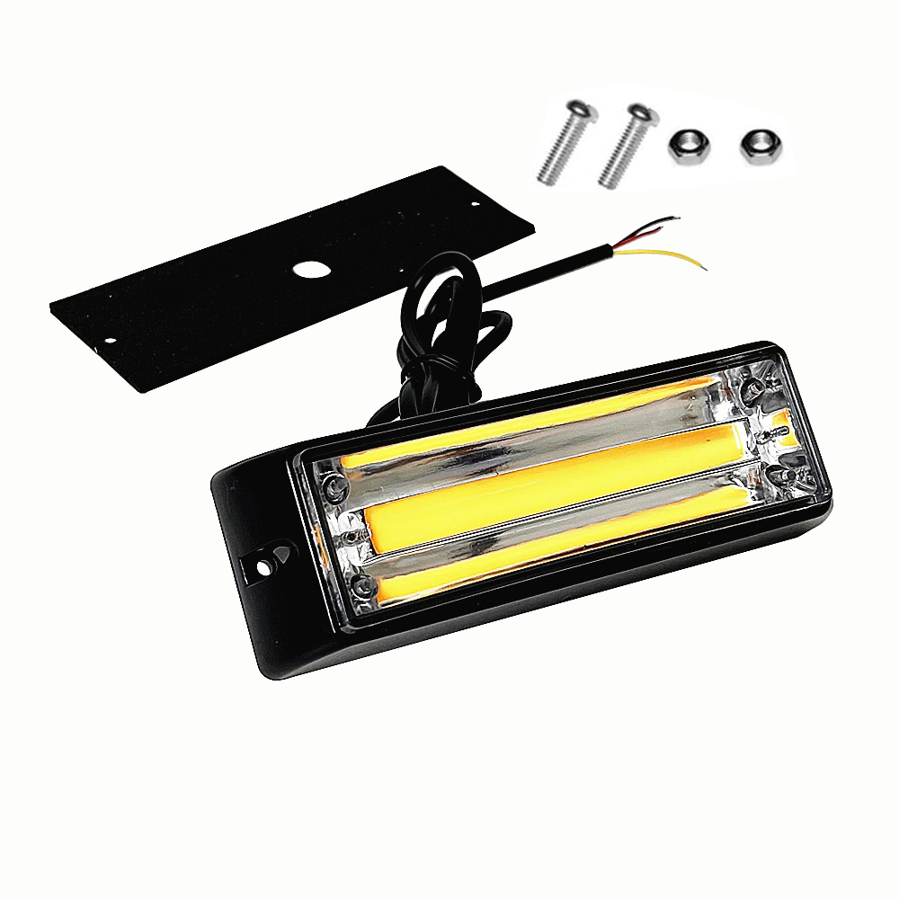 2pcs COB LED Warning Light Eme - Sos Light Strobe 评论和价格