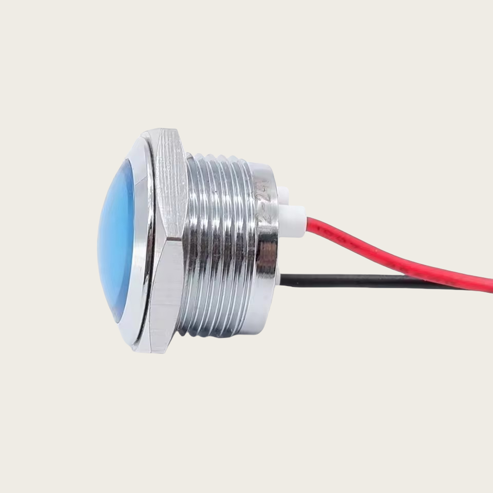 12mm 16mm 19mm 22mm Metal LED  - Signal Panel Orange 评论和价格