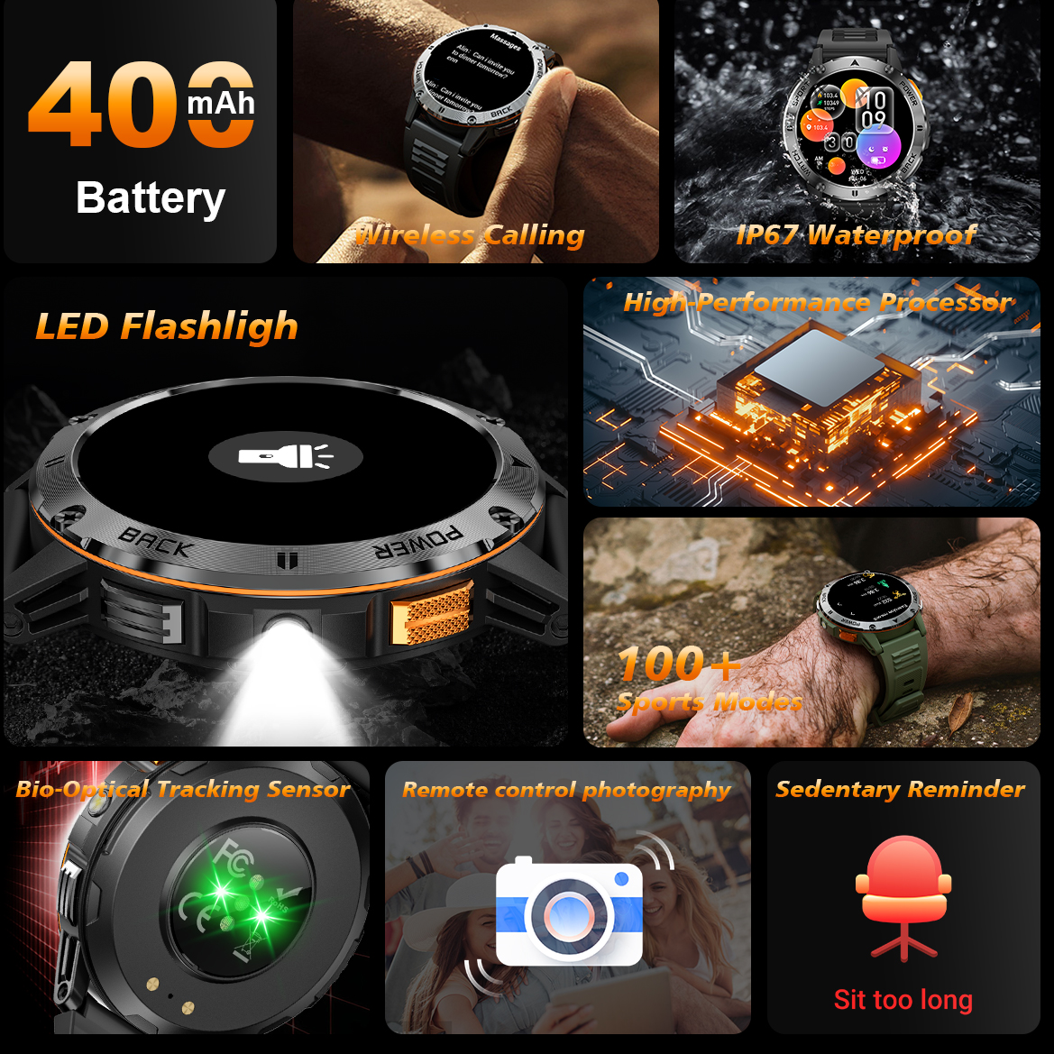 DAORKOW 2026New Smart Watch Wi - Compass Lensatic 评论和价格