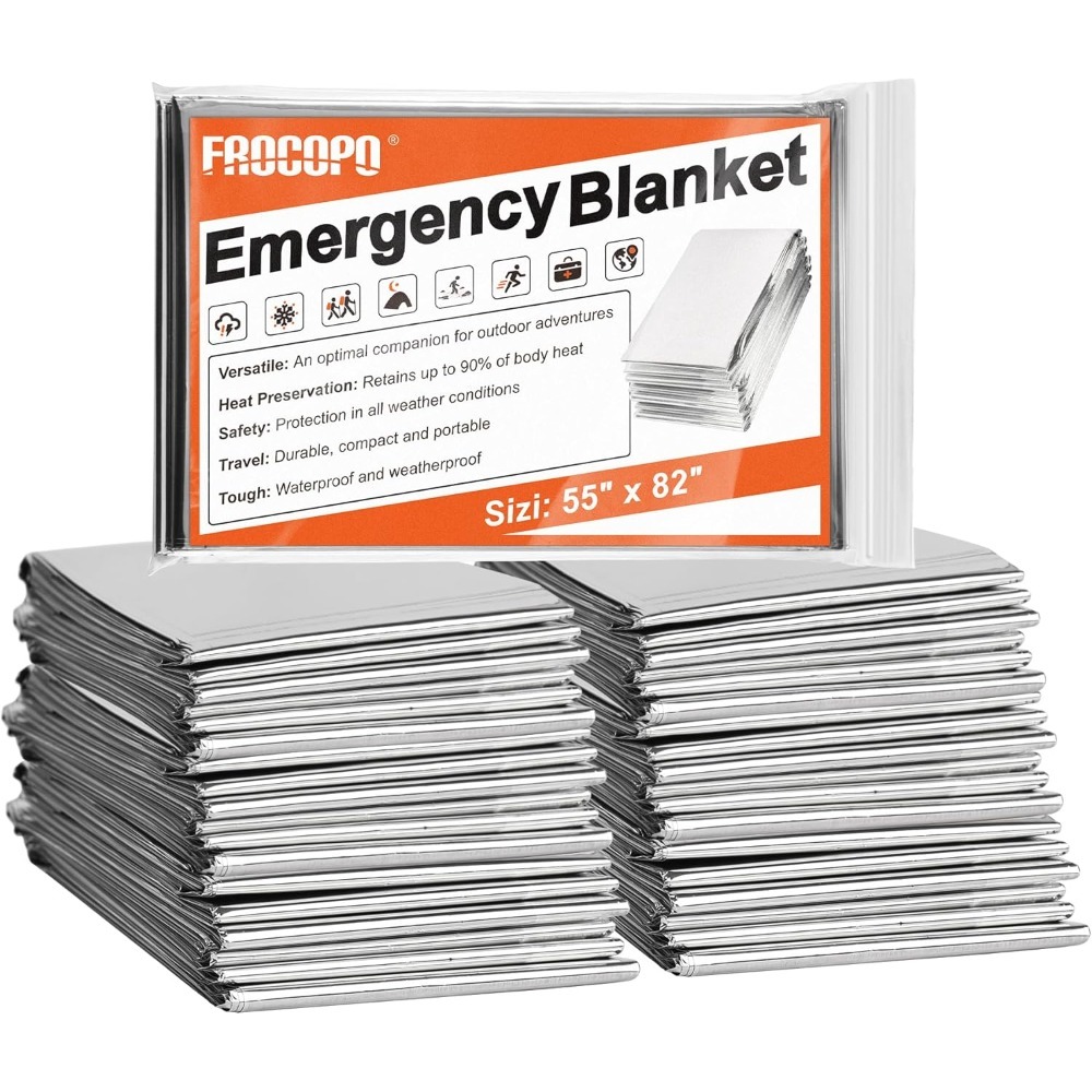 6 Pack Emergency Mylar Blanket - Survival Blanket Reflective 评论和价格
