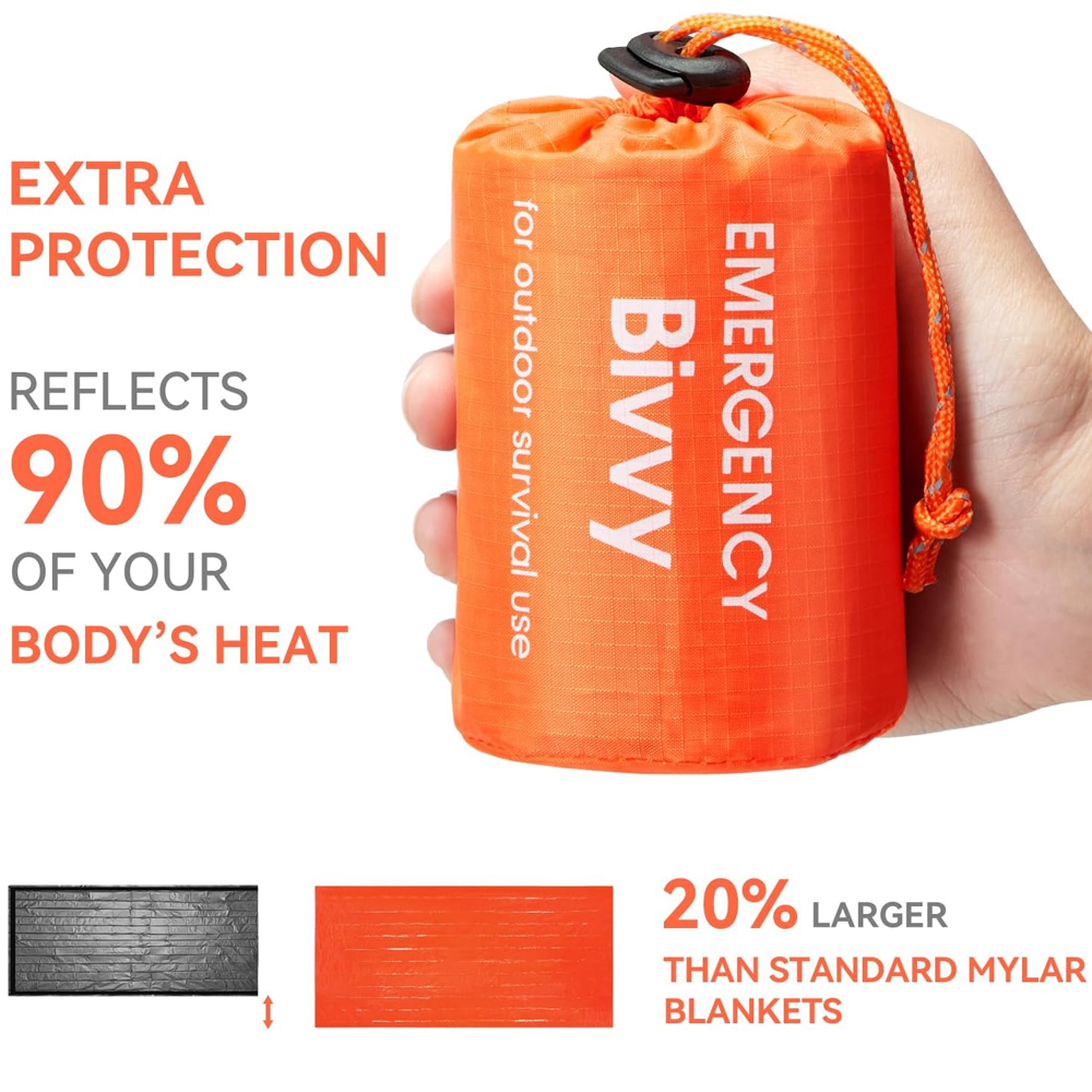 Emergency Sleeping Bag Surviva - Emergency Mylar Tent 评论和价格