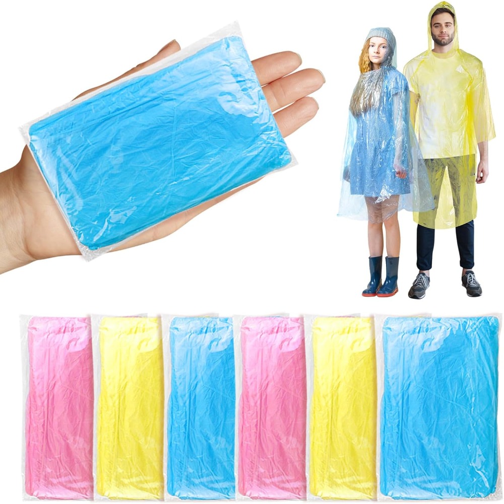 twoworld 30 Pcs Disposable Rai - Emergency Poncho Rain 评论和价格