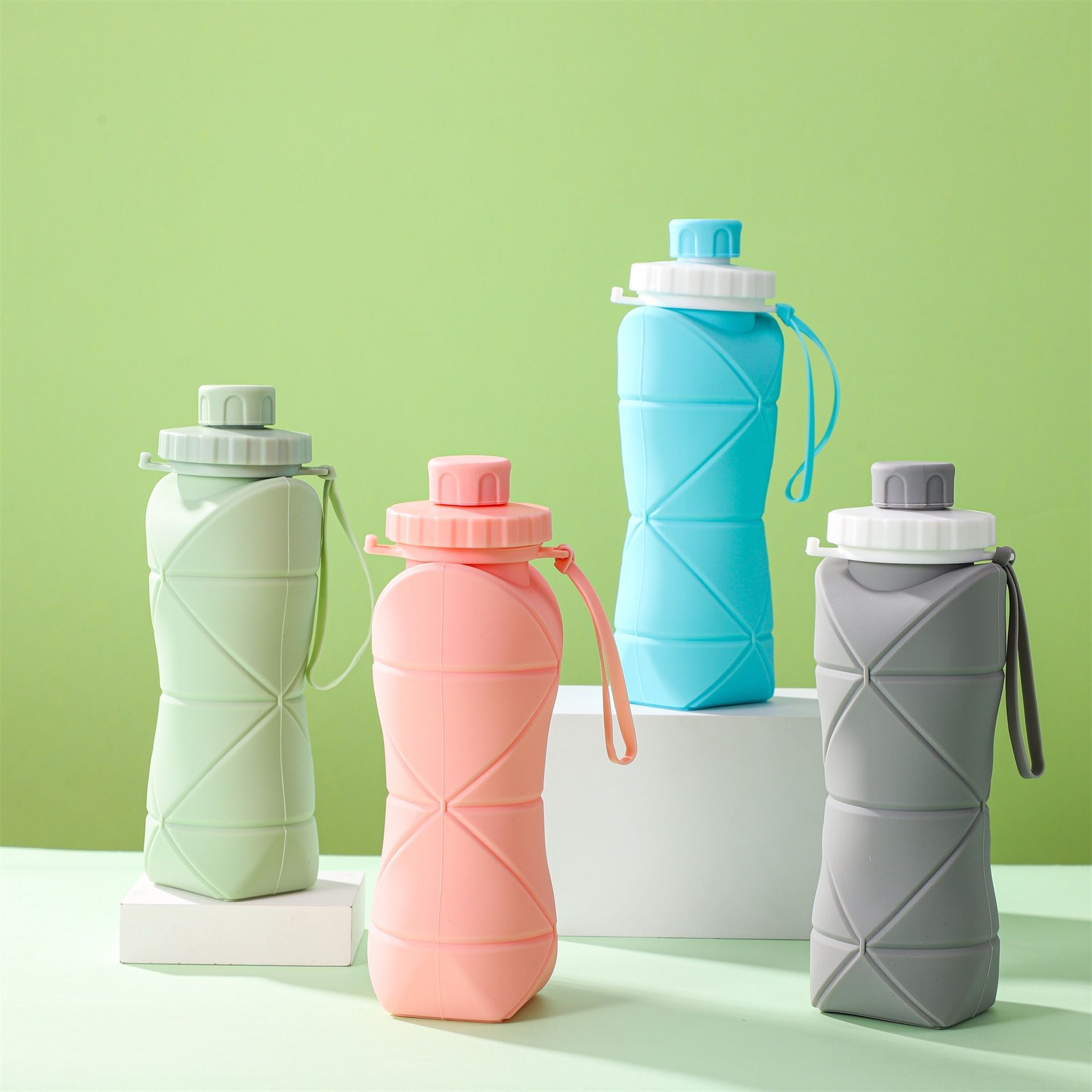 Silicone Foldable Water Cup, R - Water Bag Collapsible 评论和价格