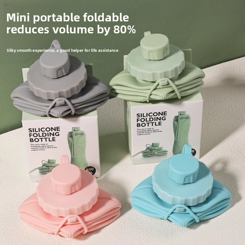 Silicone Foldable Water Cup, R - Water Bag Collapsible 评论和价格