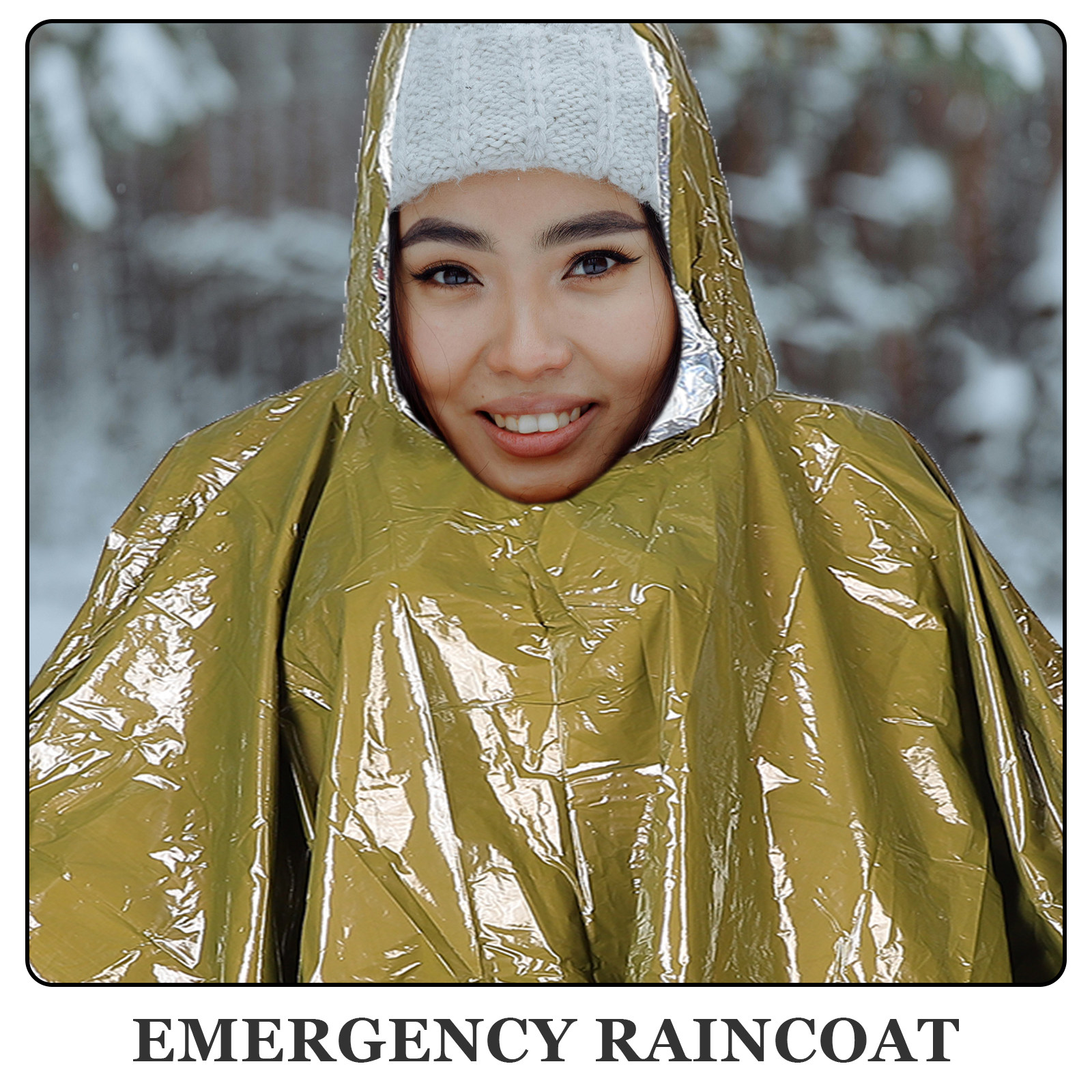 2Pcs Emergency Survival Poncho - Emergency Poncho Rain 评论和价格