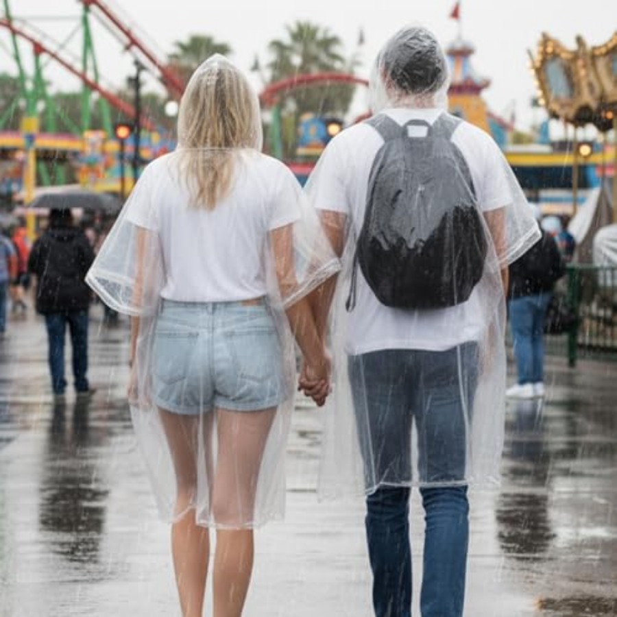 APEXUP Disposable Rain Ponchos - Emergency Poncho Rain 评论和价格