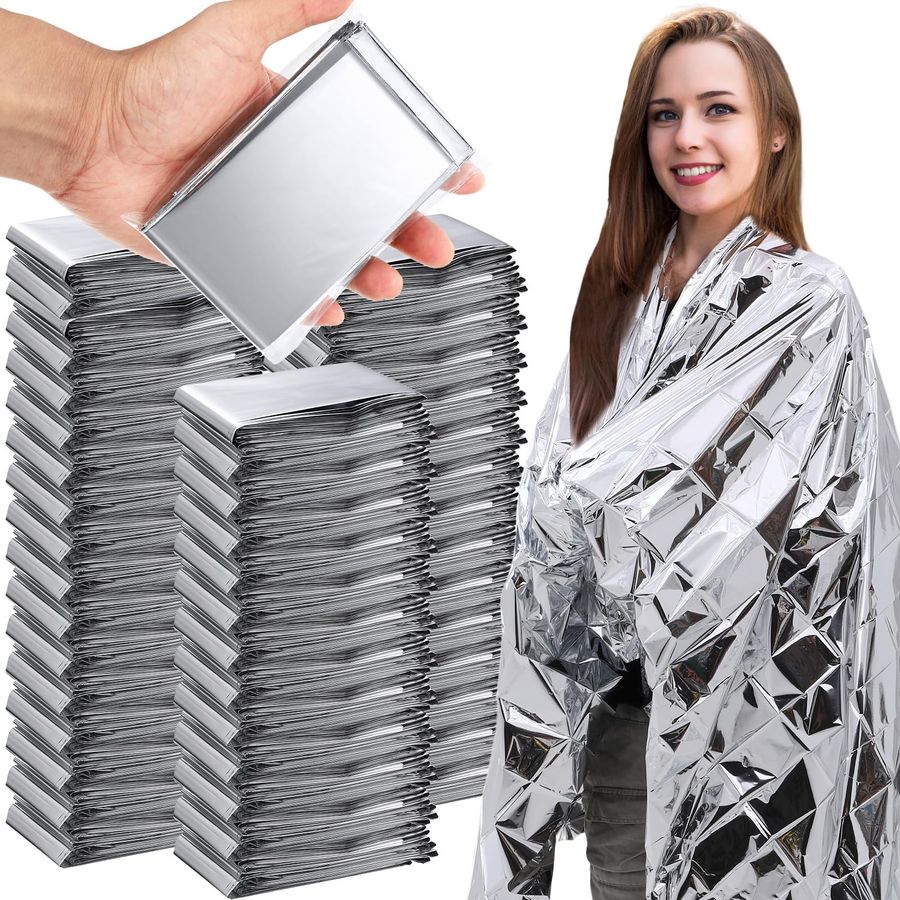 Pcs Emergency Blankets for Sur - Survival Blanket Reflective 评论和价格