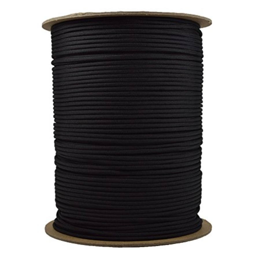 Paracord 1000 ft. Spool - Blac - Para Cord 1000Ft 评论和价格