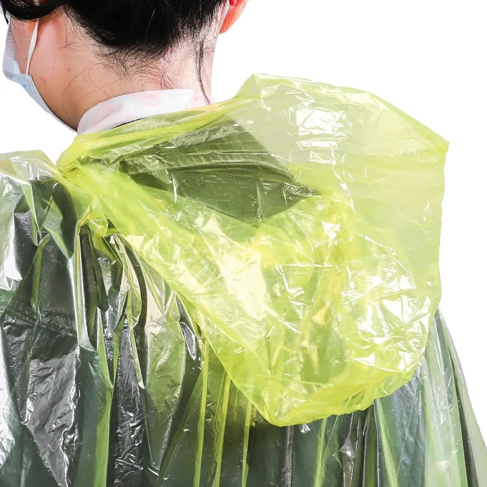 20 Pack Disposable Rain Poncho - Emergency Poncho Rain 评论和价格