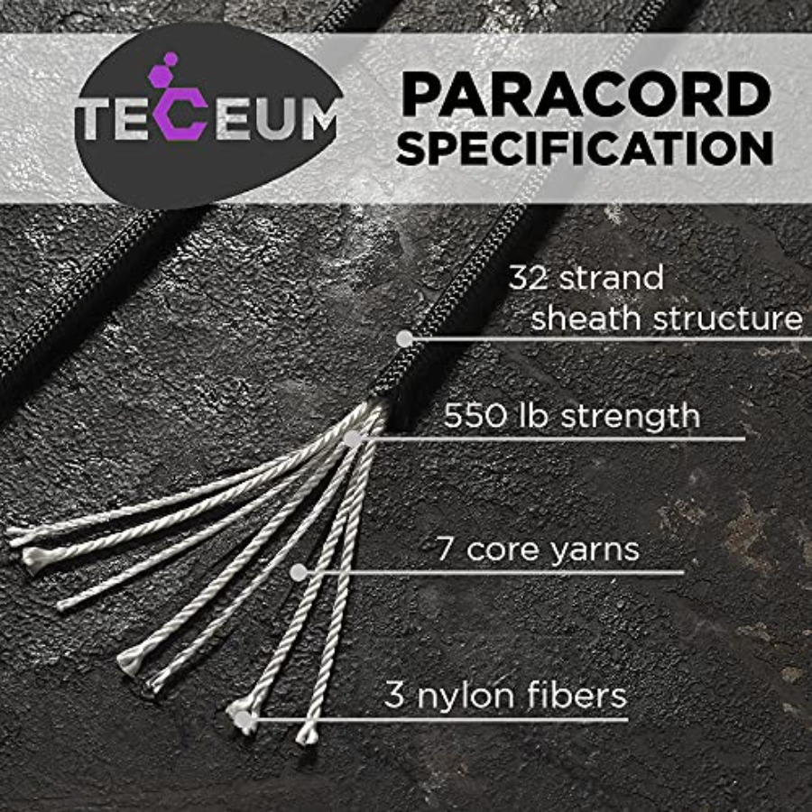 Paracord Type III 550 Basalt 1 - Para Cord 1000Ft 评论和价格