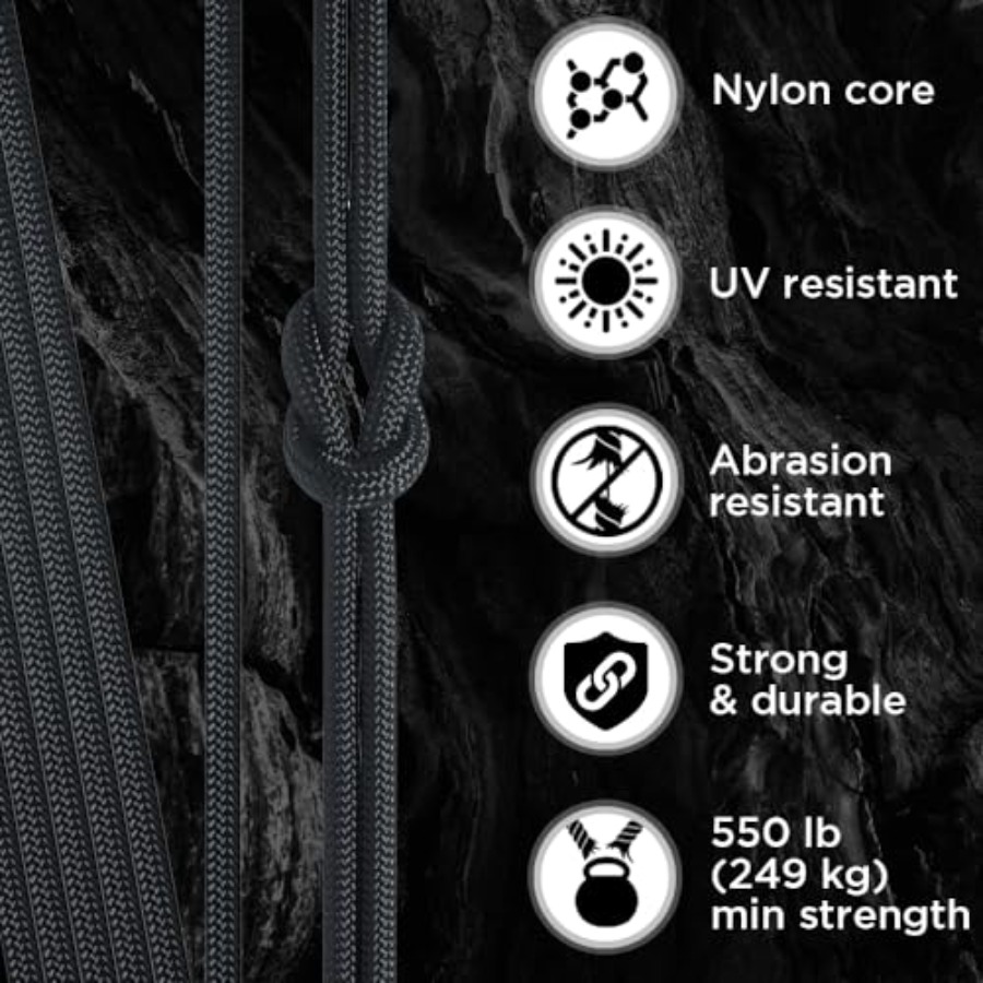 Paracord Type III 550 Basalt 1 - Para Cord 1000Ft 评论和价格