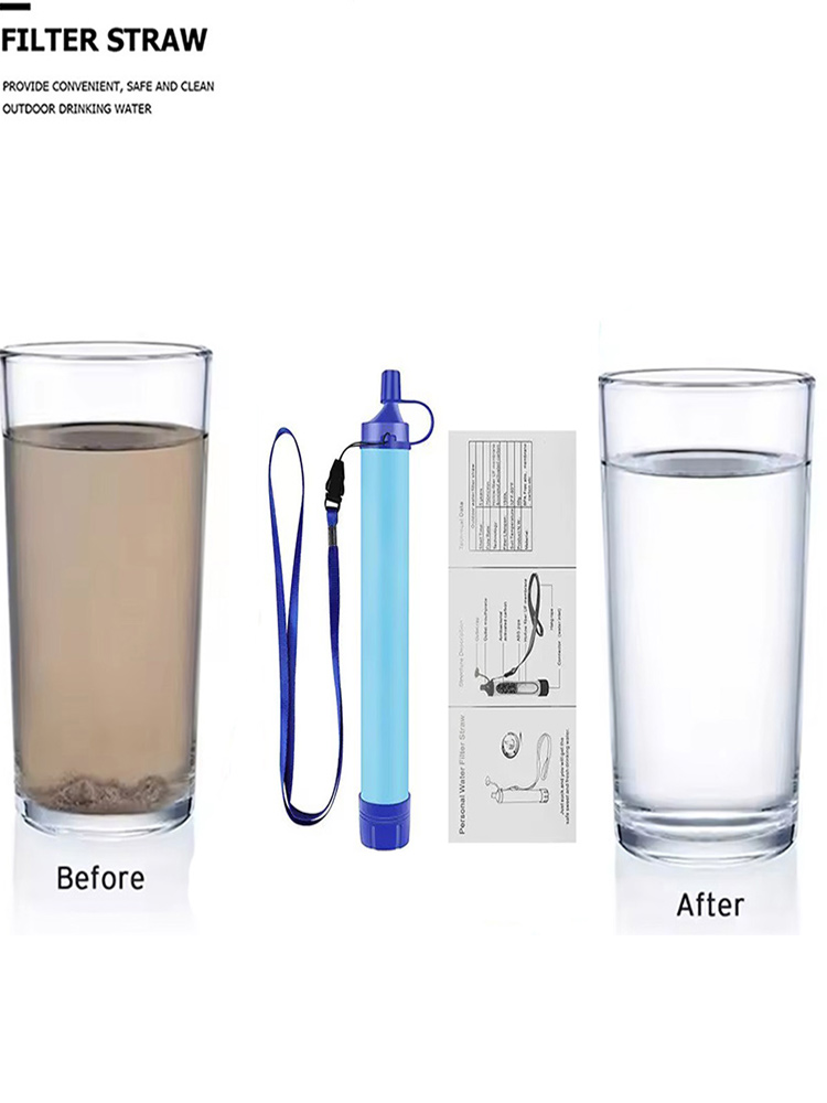 Portable Water Filter Straw, P - Water Purification Straw 评论和价格