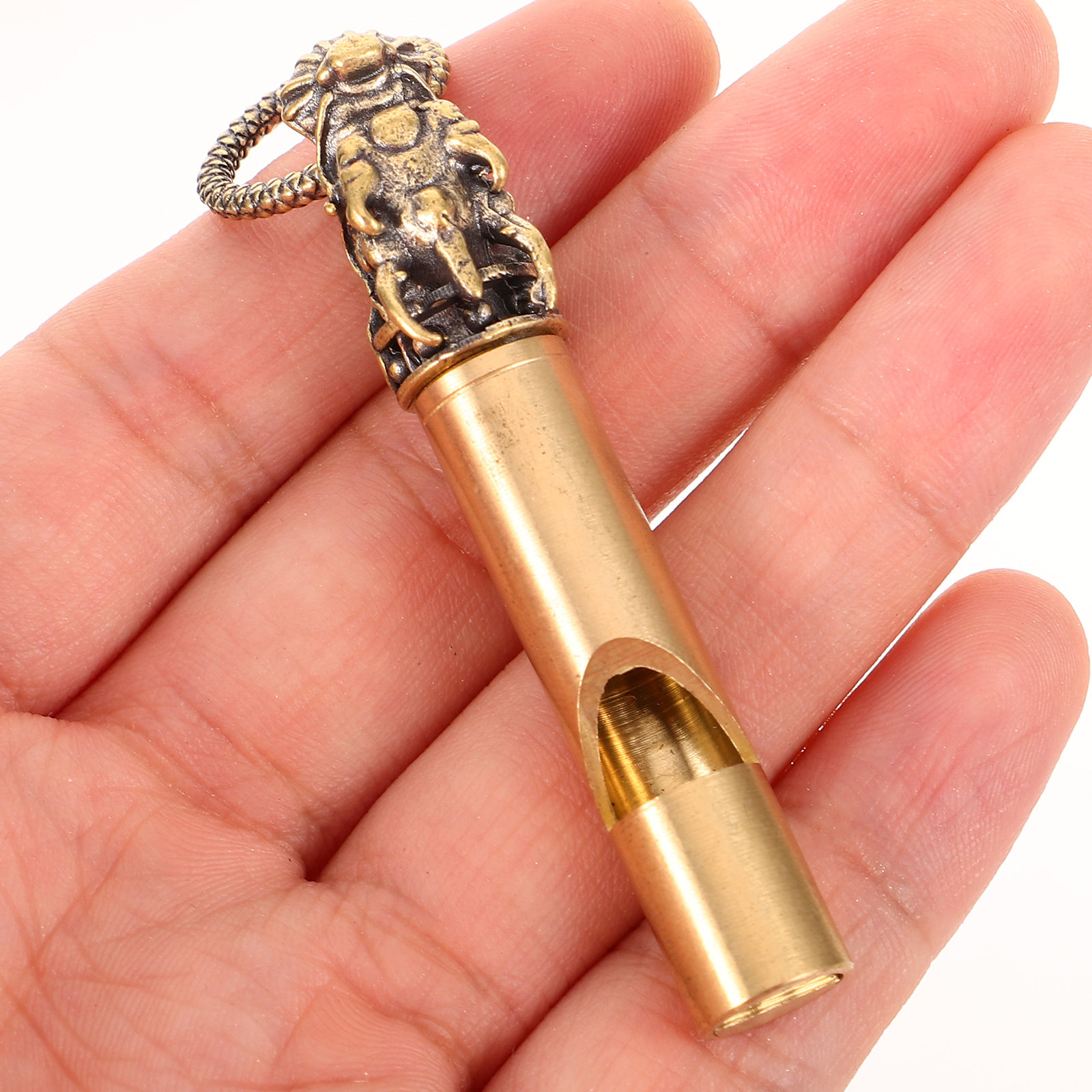 Copper Animal Head Whistle Dec - Emergency Whistle Loud 评论和价格