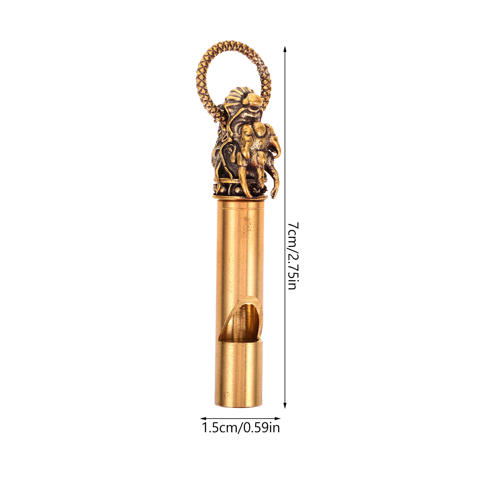 Copper Animal Head Whistle Dec - Emergency Whistle Loud 评论和价格