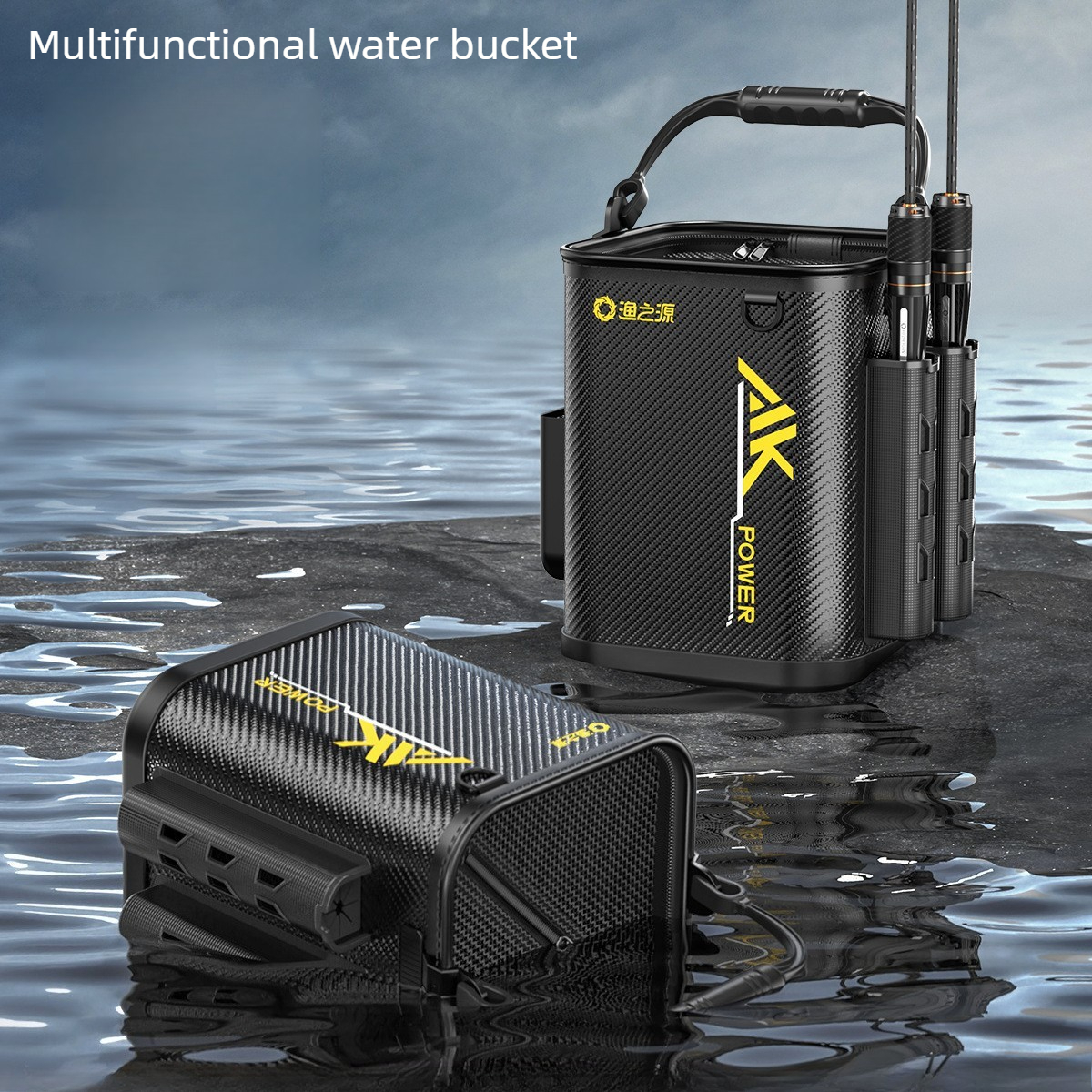 Multi-Functional Live Fish Buc - Water Bag Collapsible 评论和价格
