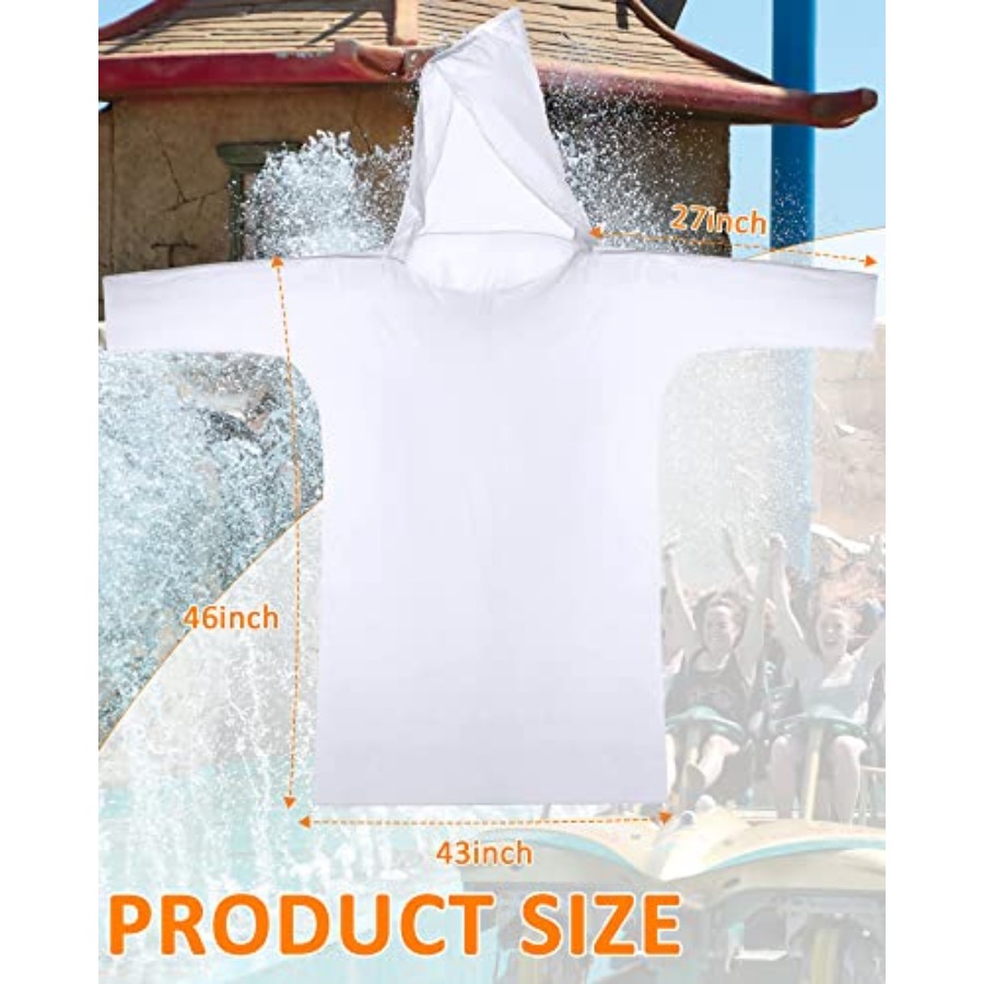 120 Pack Disposable Rain Ponch - Emergency Poncho Rain 评论和价格