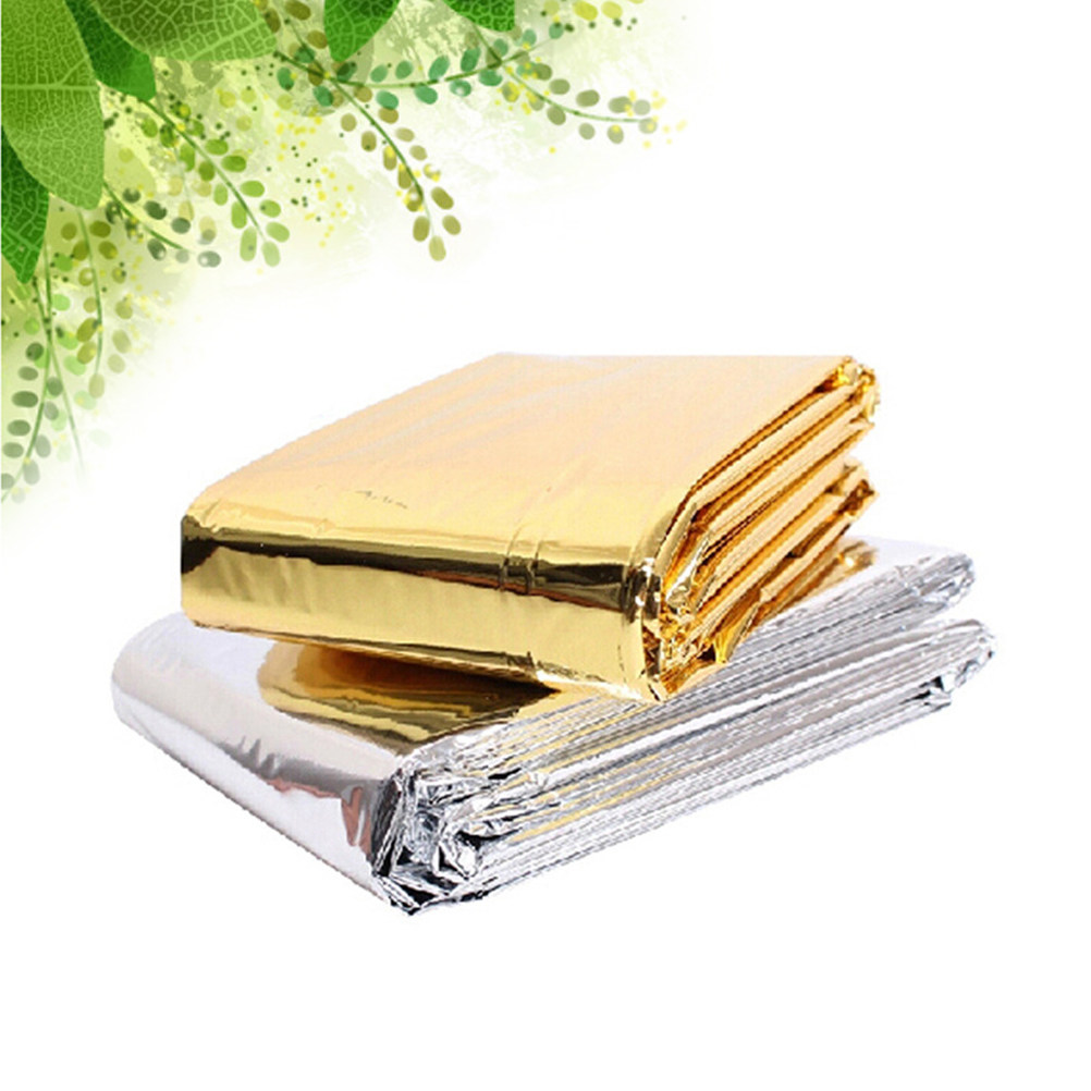 Emergency Blanket Silver Golde - Survival Blanket Reflective 评论和价格