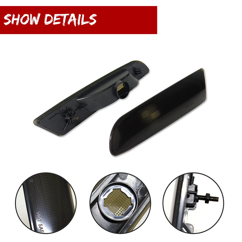 Smoked Lens Front Bumper Side  - Signal Flare Kit 评论和价格