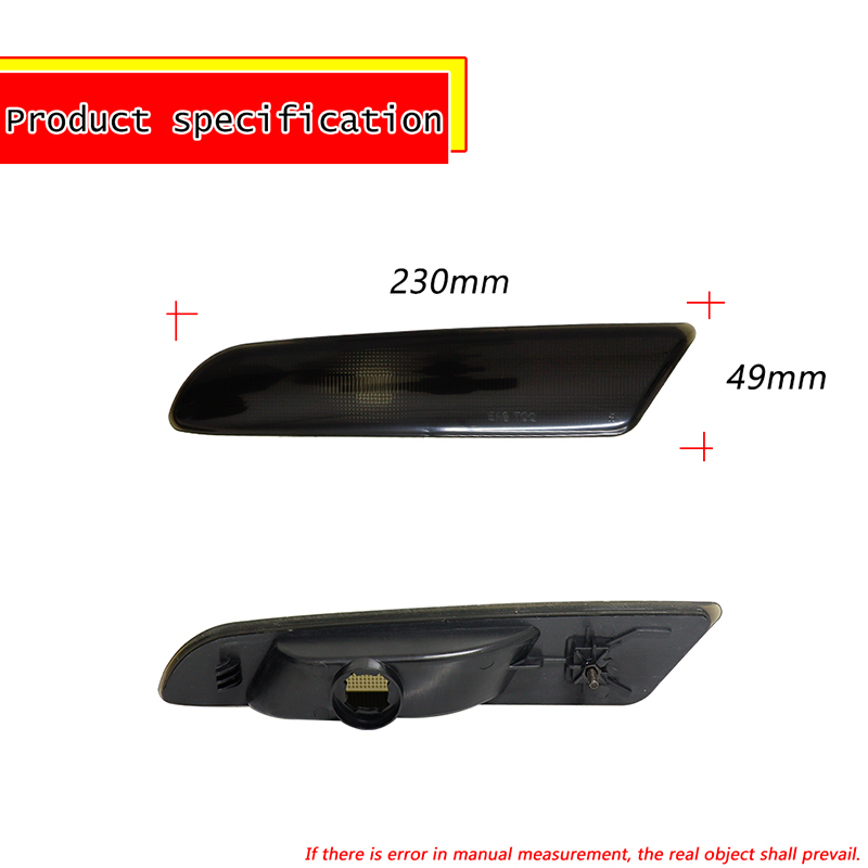 Smoked Lens Front Bumper Side  - Signal Flare Kit 评论和价格