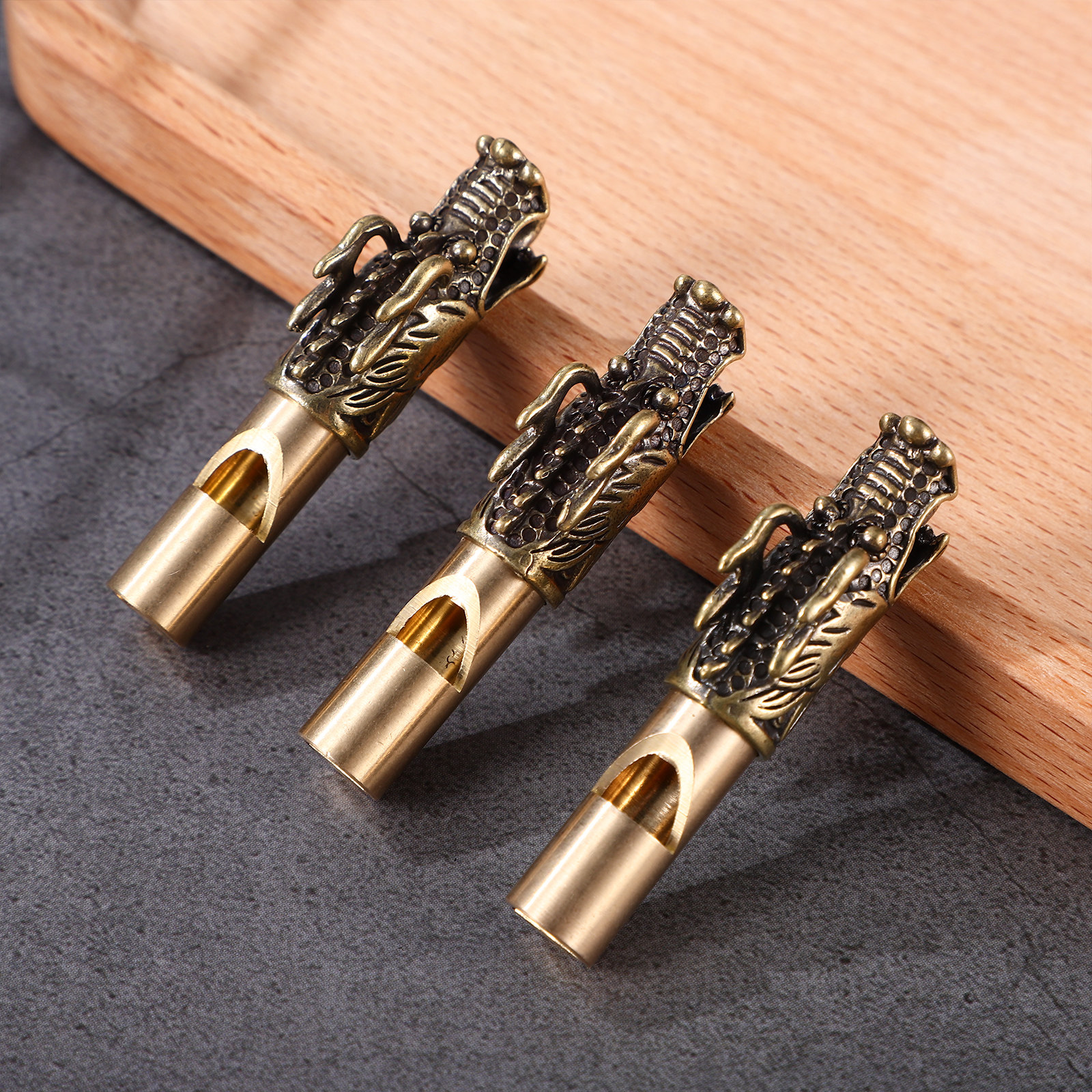 3Pcs Dragon Keychain Whistles  - Emergency Whistle Loud 评论和价格
