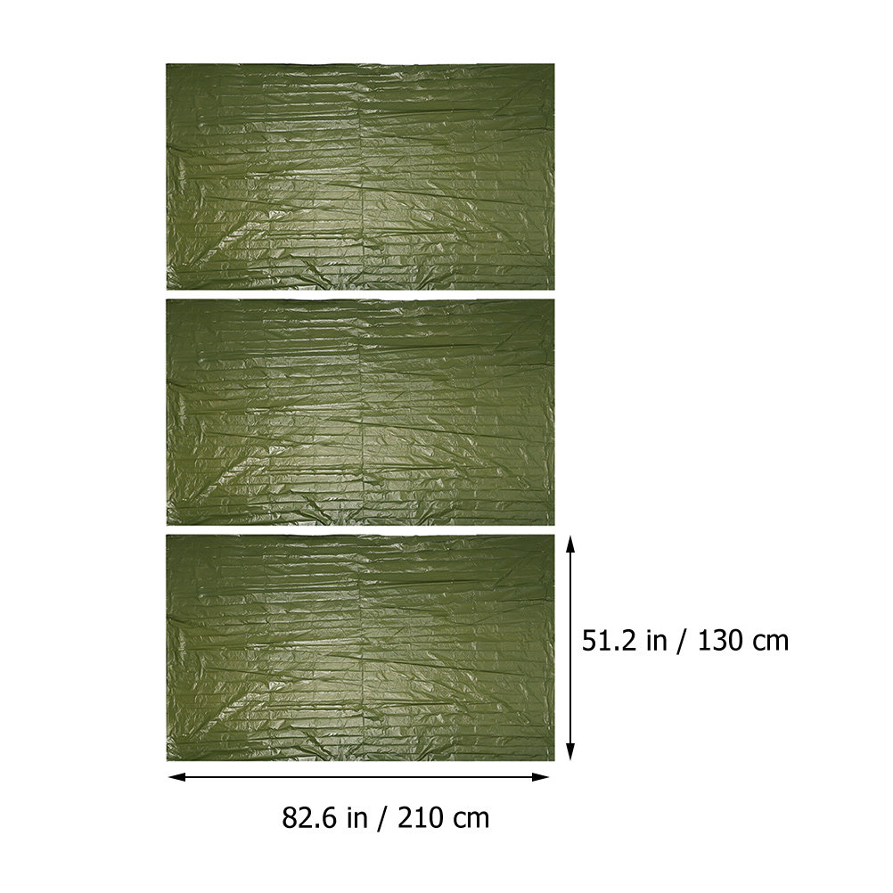 3Pcs Emergency Survival Blanke - Survival Blanket Reflective 评论和价格