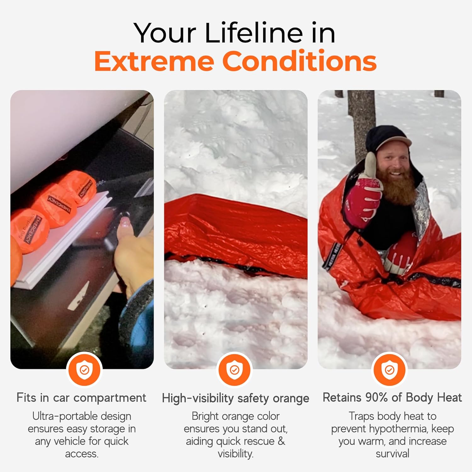 Emergency Sleeping Bag Ultrali - Bivy Bag Emergency 评论和价格