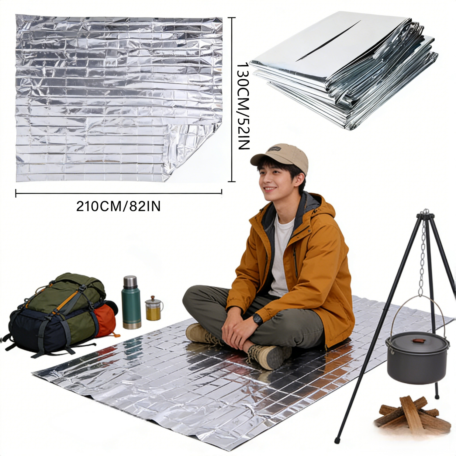 Foldable Reflective Survival B - Survival Blanket Reflective 评论和价格