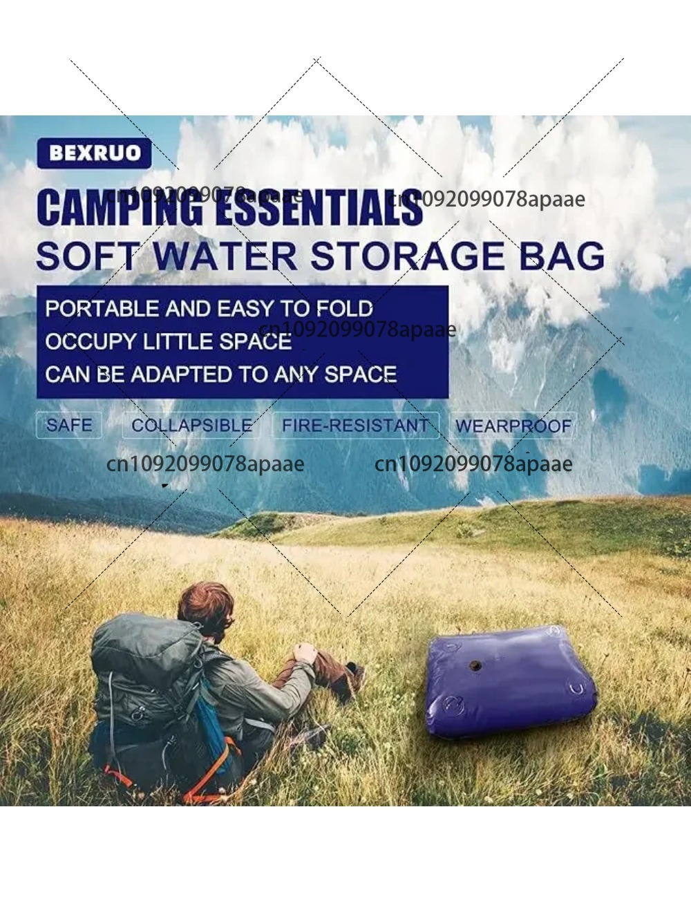 110L PVC Water Storage Bag, Po - Water Bag Collapsible 评论和价格
