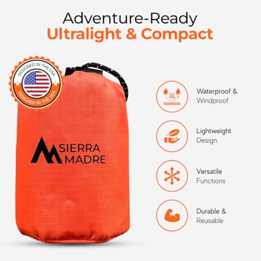 Emergency Sleeping Bag Ultrali - Emergency Mylar Tent 评论和价格